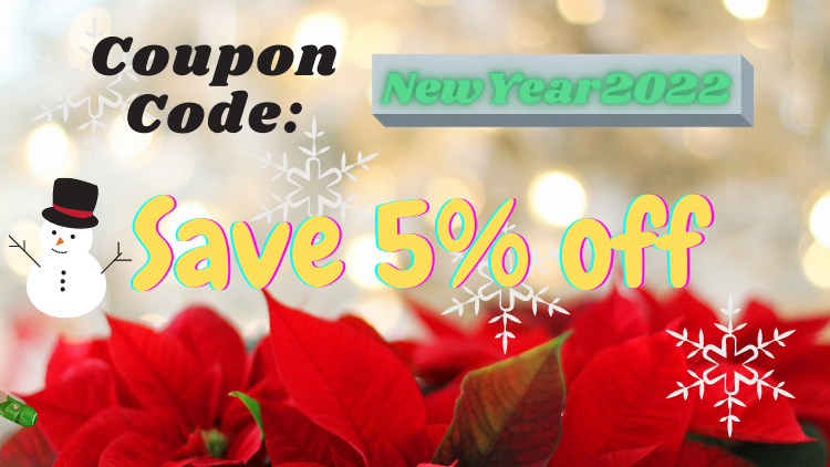 coupon code: newyear2022